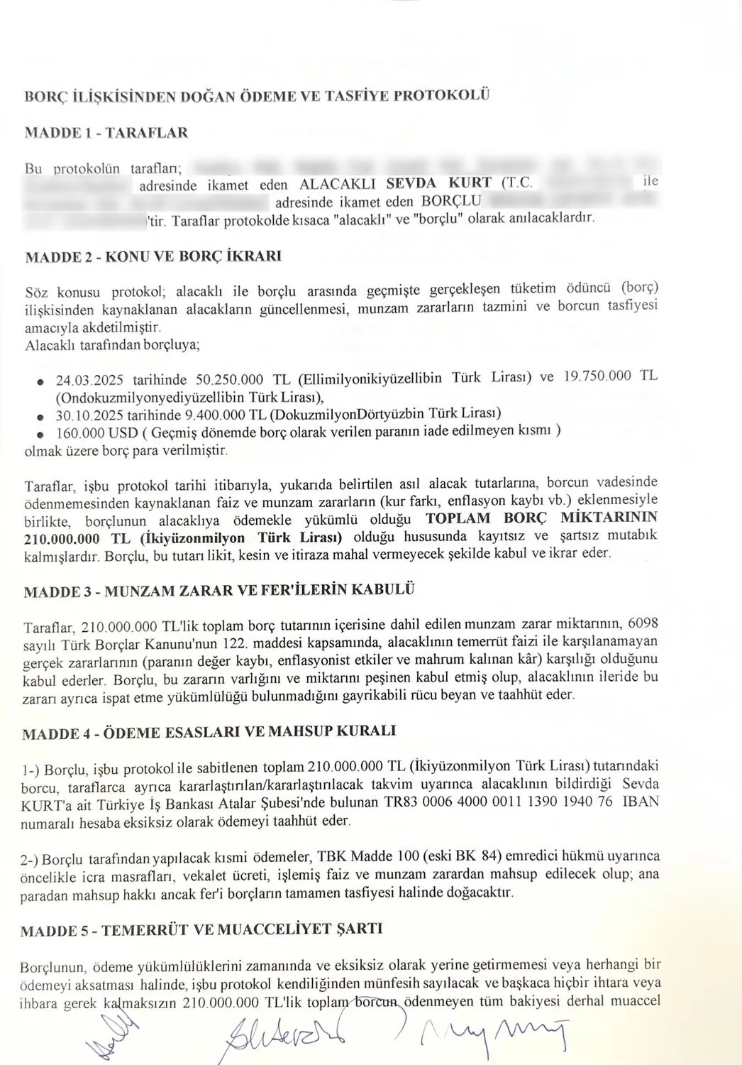 Haluk Levent'ten Sevda Kurt paylaşımı! Ödenmemiş borcun protokolünü paylaştı evlilik yalanıyla ilgili tek kelime etmedi-3