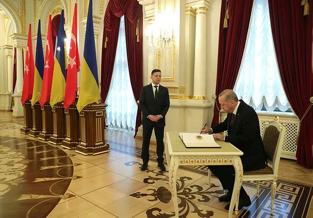 Başkan Erdoğan, Ukrayna Devlet Başkanı Zelenski ile görüştü-2