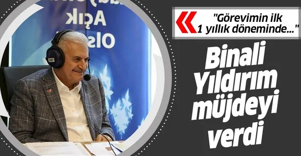 Binali Yıldırım’dan İstanbullulara müjde! Bir yıl içerisinde...