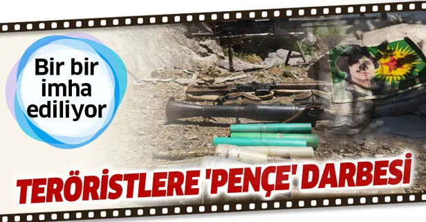 Son dakika... Hakurk'ta terör örgütü PKK'ya darbe üstüne darbe