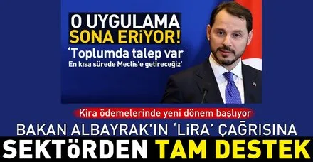 Kira ödemelerinde 'lira' dönemi başlıyor! Sektör mutlu