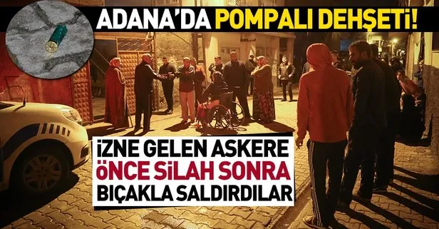 Adana’da silahlı ve bıçaklı saldırı: 1 yaralı