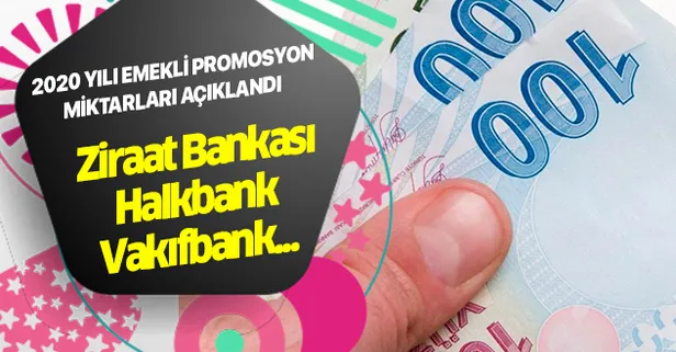 2020 yılı emekli promosyon miktarı duyuruldu! Detaylar açıklandı