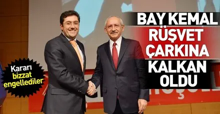Kılıçdaroğlu, Beşiktaş Belediyesi'nin rüşvet çarkına kalkan oldu