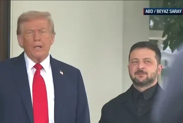 Trump Beyaz Saray'da Zelenskiy'i karşıladı