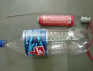 Sadece boş bir kola şişesiyken…