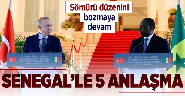 Başkan Erdoğan ve Senegal Cumhurbaşkanı Sall’dan önemli açıklamalar: Ticaret hedefimiz 1 milyar dolara ulaşmak