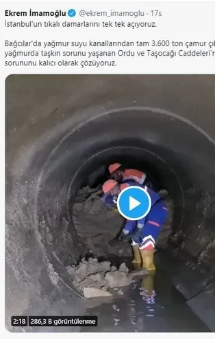 CHP'li Ekrem İmamoğlu kanal temizliğini yatırım diye gösterdi! Lokman Çağırıcı: “Kanal temizliğini yatırım diye lanse edenler..."