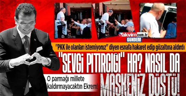 Kılıçdaroğlu'na oy istemek için Bayrampaşa'daki pazara giden İBB Başkanı Ekrem İmamoğlu'ndan HDPKK iş birliğine tepki gösteren esnafa hakaret!