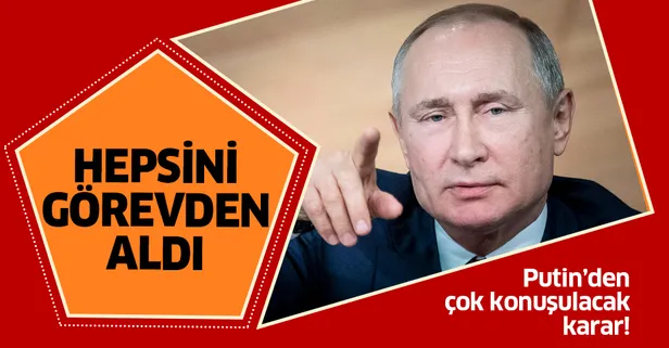 Putin 5 generali görevden aldı