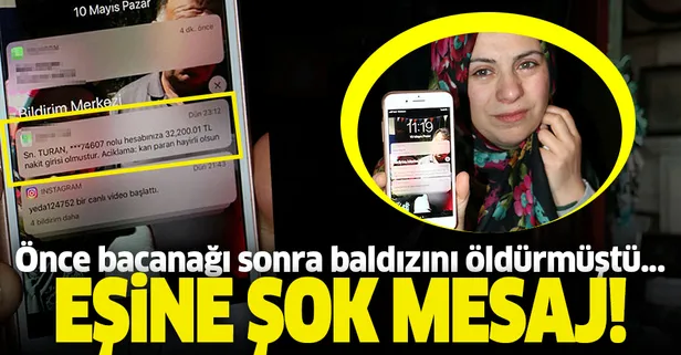 Bacanağı ve baldızını öldürmüştü! Eşine şok mesaj