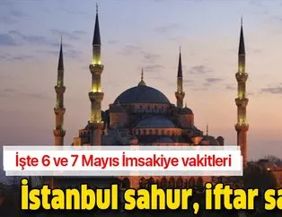 İstanbul iftar saati ne zaman?