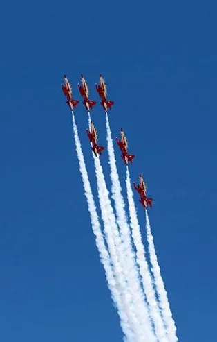 Türk Yıldızları'ndan Afyonkarahisar'da gövde gösterisi! Büyük Taarruz için uçtular