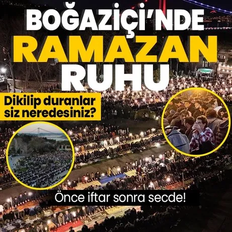 Boğaziçi Üniversitesi’nde geleneksel Ramazan İftarı! Binlerce kişi bir araya geldi
