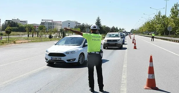 Bayram trafiğine drone ile denetim