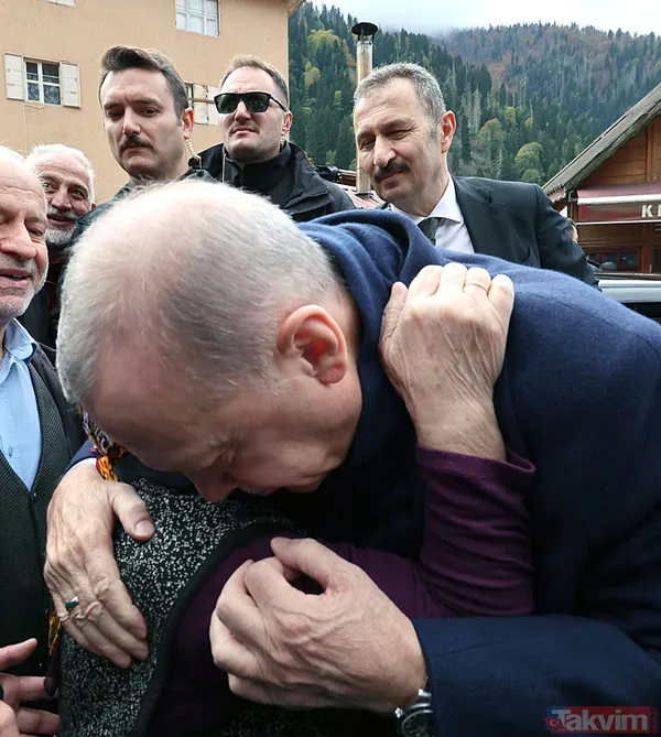 Başkan Erdoğan baba ocağında: Önce komşularla sohbet sonra Ayder Yaylası - 11