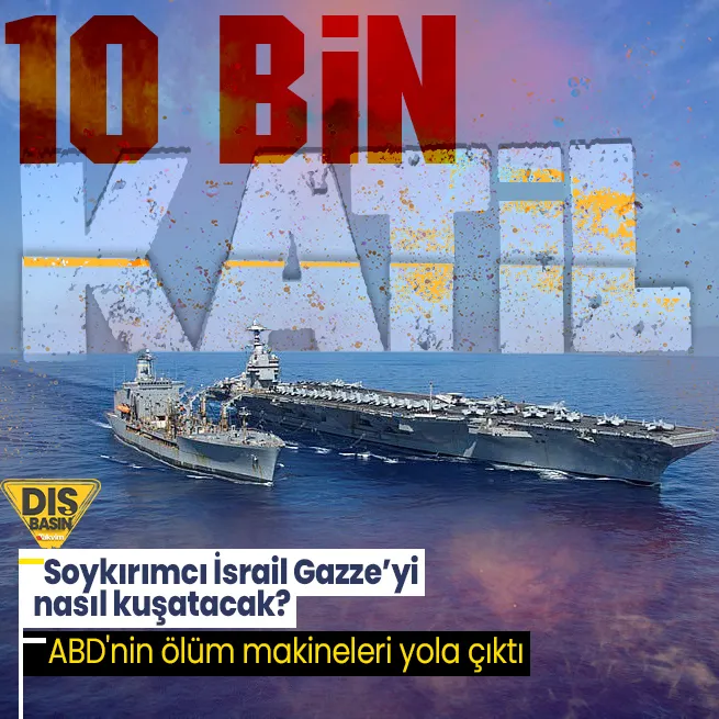 ABDden katliamcı İsraile yeni destek paketi! İşgal altındaki Gazzede soykırım planı için 10 bin asker