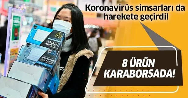 Koronavirüs simsarları da harekete geçirdi! Türkiye’de 8 ürün karaborsaya düştü