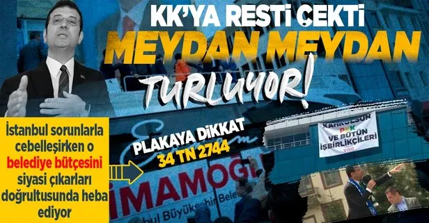 Rize’de İmamoğlu’na HDP tepkisi!