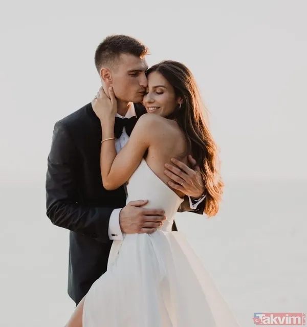 Fenerbahçe'nin 40 numarası Dominik Livakovic 7 senelik evliymiş! İşte 1 çocuk babası Livakovic'in eşi... - 32