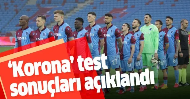 Son dakika: Trabzonspor’un koronavirüs testleri negatif çıktı