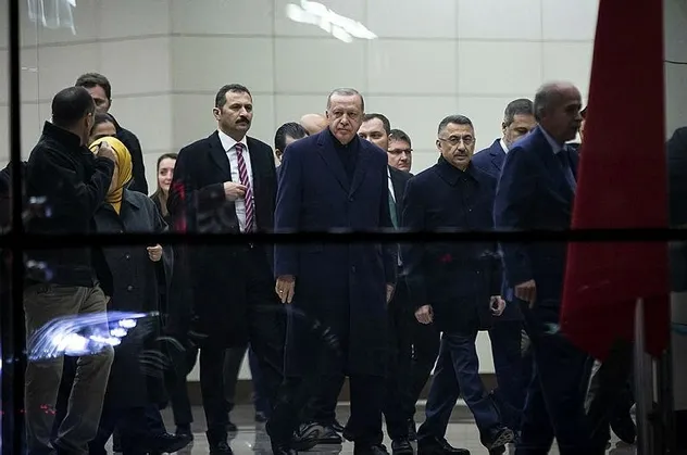 Başkan Erdoğan Ankara'ya geldi