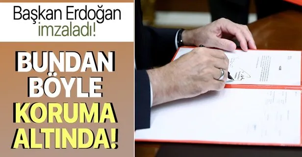 Başkan Erdoğan imzaladı! 6 şehirdeki bazı bölgeler ’kesin korunacak hassas alan’ ilan edildi