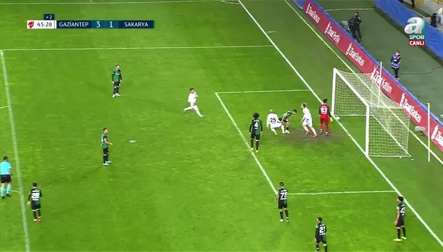 GOL | Gaziantep FK 3-1 Sakaryaspor
