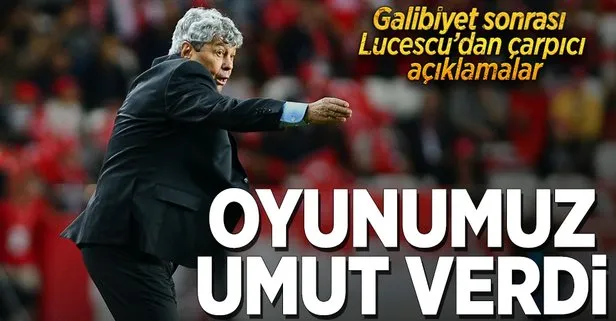 Oyunumuz gelecek için umut verdi