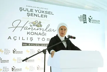 Başkan Recep Tayyip Erdoğan'ın eşi Emine Erdoğan Hanımlar Konağı’nın açılışına katıldı