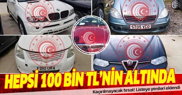 Kacirilmayacak Firsat Bakanliktan Satilik Araba Listeye Yenileri Eklendi Hepsi 100 Bin Liranin Altinda Takvim