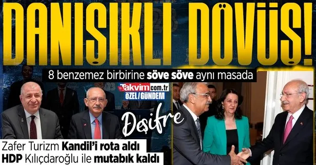 8’li koalisyonda ’danışıklı dövüş’ politikası! Birbirlerine söve söve aynı masadalar: HDP Ümit Özdağ’a rağmen Kılıçdaroğlu’nu destekleyecek