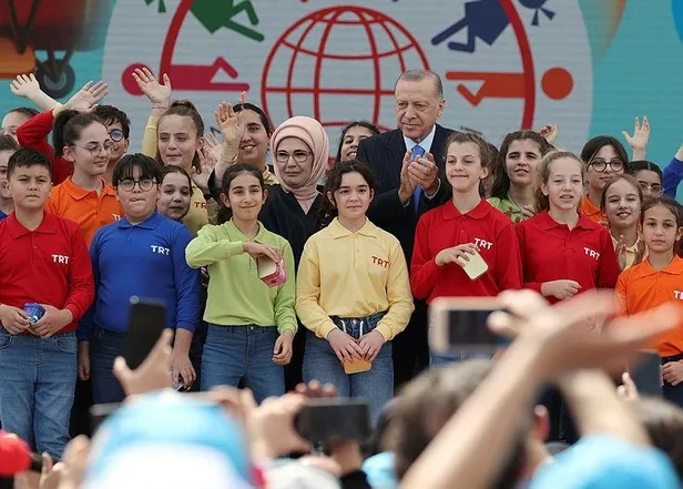 Başkan Erdoğan'dan Başakşehir Millet Bahçesi'ndeki 23 Nisan Çocuk Şenliği'nde önemli açıklamalar-4