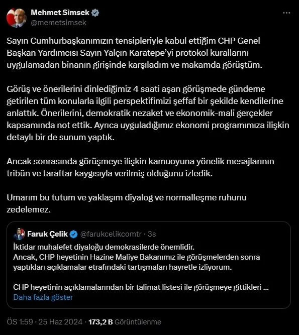 hazine-ve-maliye-bakani-mehmet-simsekten-chpye-tribun-ve-taraftar-uyarisi-umarim-normallesme-ruhunu-zedelemez-1719314934820.jpg Hazine ve Maliye Bakanı Mehmet Şimşek'ten CHP'ye "tribün ve taraftar" uyarısı: Umarım normalleşme ruhunu zedelemez-4