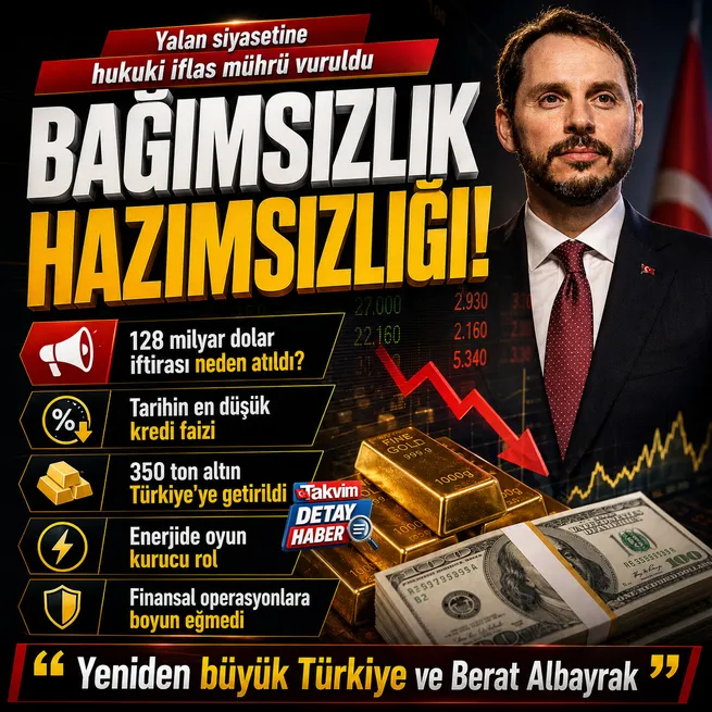 Yalan siyasetinin hukuki iflası: 128 milyar dolar iftirası neden atıldı! | Yeniden Büyük Türkiye ve Berat Albayrak