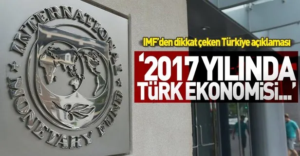 IMF’den dikkat çeken Türkiye açıklaması