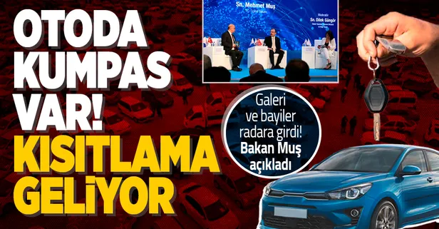 Otoda bayi ve galeri kumpası mercek altında! Bakan Muş açıkladı: Cezası 2 milyon!