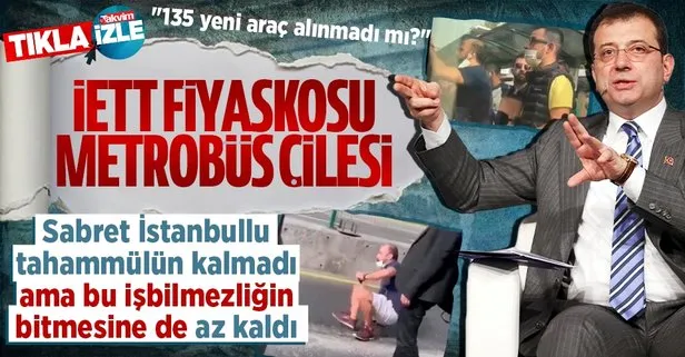 CHP’li İBB’nin İETT fiyaskosu tahammül sınırını aştı! İstanbullu metrobüs çilesine isyan etti: 135 yeni araç alınmadı mı?