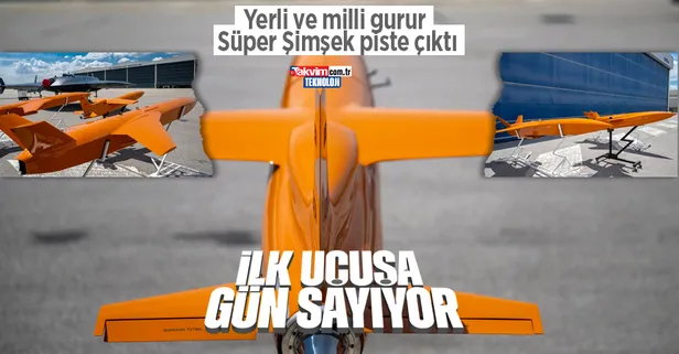 Yüksek hızlı hedef uçak Şimşek'in yeni versiyonu "Süper Şimşek" ilk kez piste çıktı!