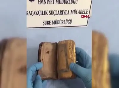 İzmir'de İbranice el yazması kitap ele geçirildi! O özelliği dikkat çekti-3