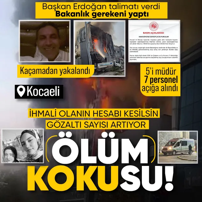 Kocaelide parfüm deposu faciası! 6 kadın gözyaşları içinde toprağa verildi... Gözaltı sayısı artıyor