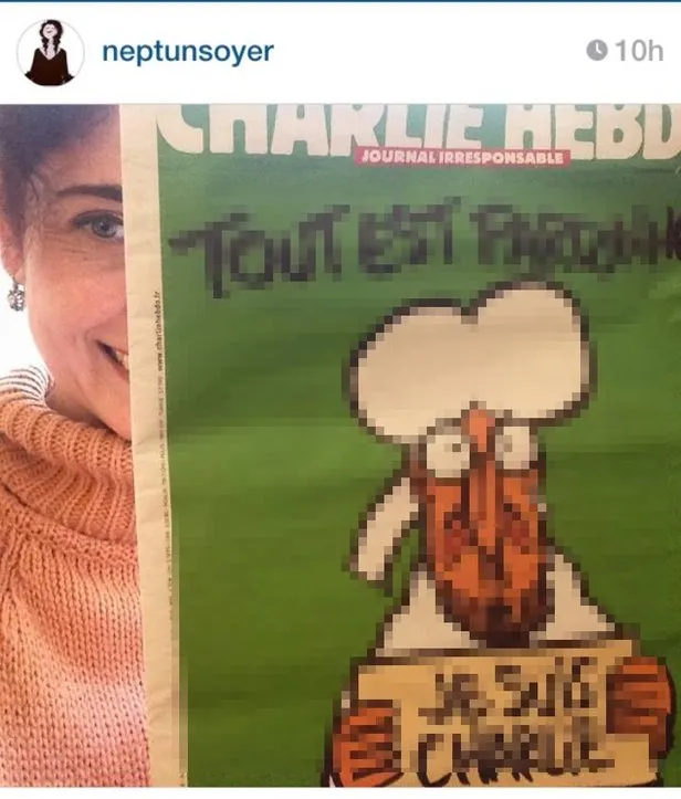 Chp Li Tunc Soyer In Esi Neptun Soyer In Charlie Hebdo Nun Skandal Karikaturune Destek Verdigi Ortaya Cikti Takvim