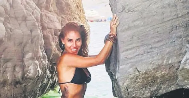 Irmak Ünal’ın tatilde keyfi yerinde