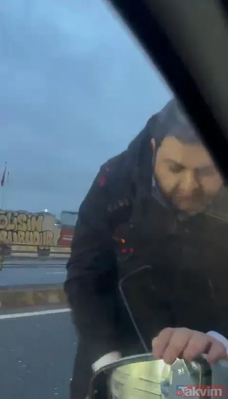 Başakşehir'de maganda dehşeti: Kadın sürücünün aracına saldırdı - 2