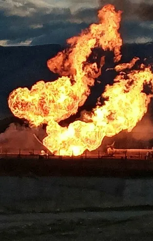Türkiye-İran doğalgaz boru hattında patlama