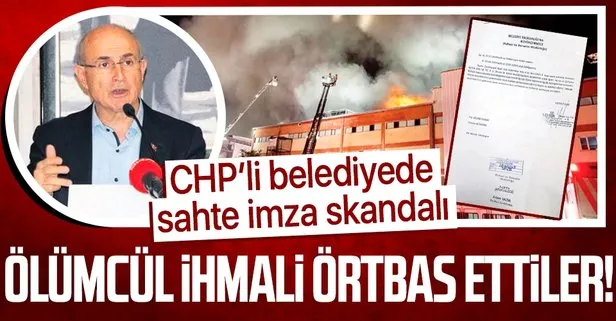CHP’li Büyükçekmece Belediyesi’nde sahte imza skandalı! Ölümcül ihmali örtbas ettiler...
