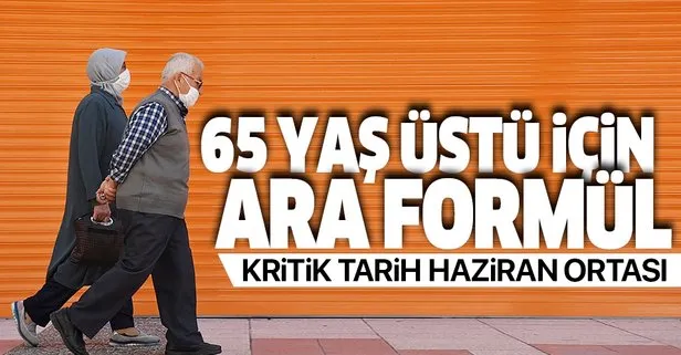 65 yaş üstü için ara formül! Kritik tarih haziran ortası