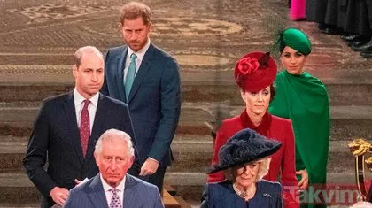 Meghan Markle ile Prens Harry son kez Kate Middleton ve Prens William’la birlikte! Bakışlar her şeyi anlattı