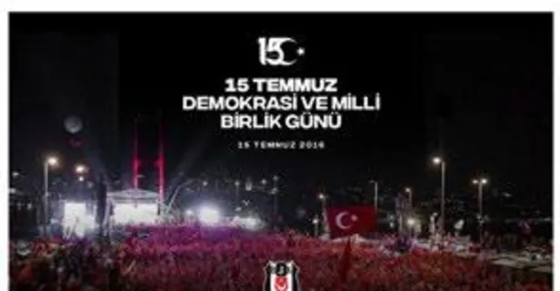 TFF ve kulüpler 15 temmuz için mesaj yayınladılar: Hain terör örgütüne lanet yağdırdılar