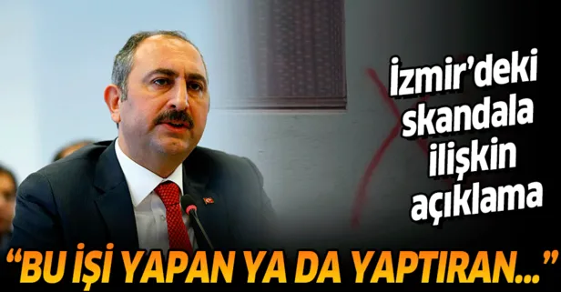 Adalet Bakanı Abdulhamit Gül’den İzmir’de Alevi vatandaşın evinin duvarına yazı yazılması olayına ilişkin açıklama